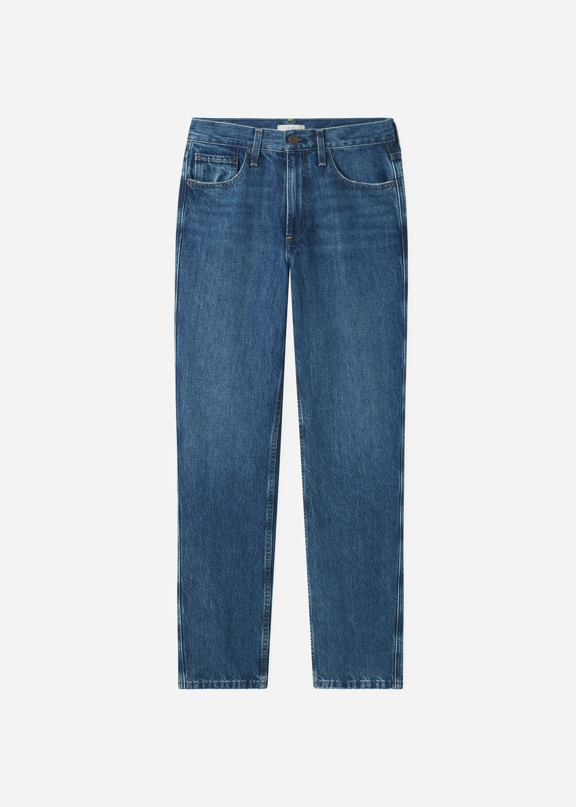 High Rise Jean in Denim - Indigo - Image 6
