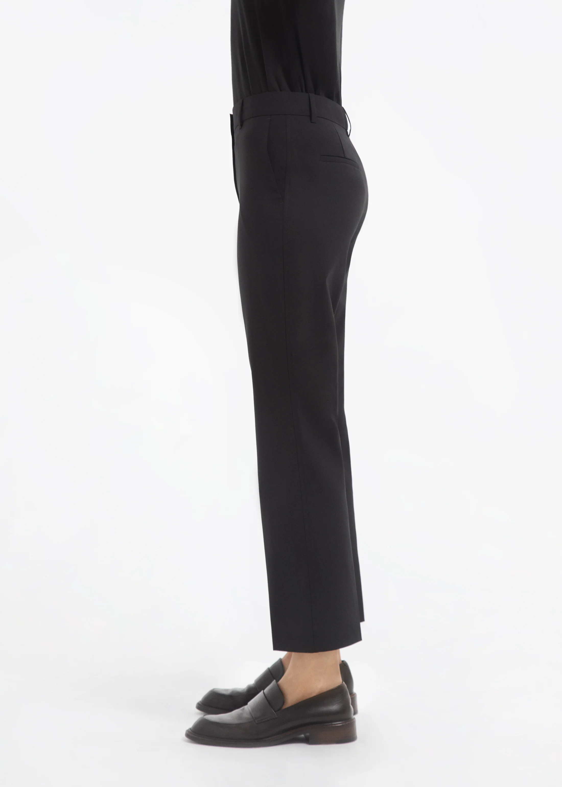 Moccasin Loafers in Calf Skin Leather - Chocolate - Image 5