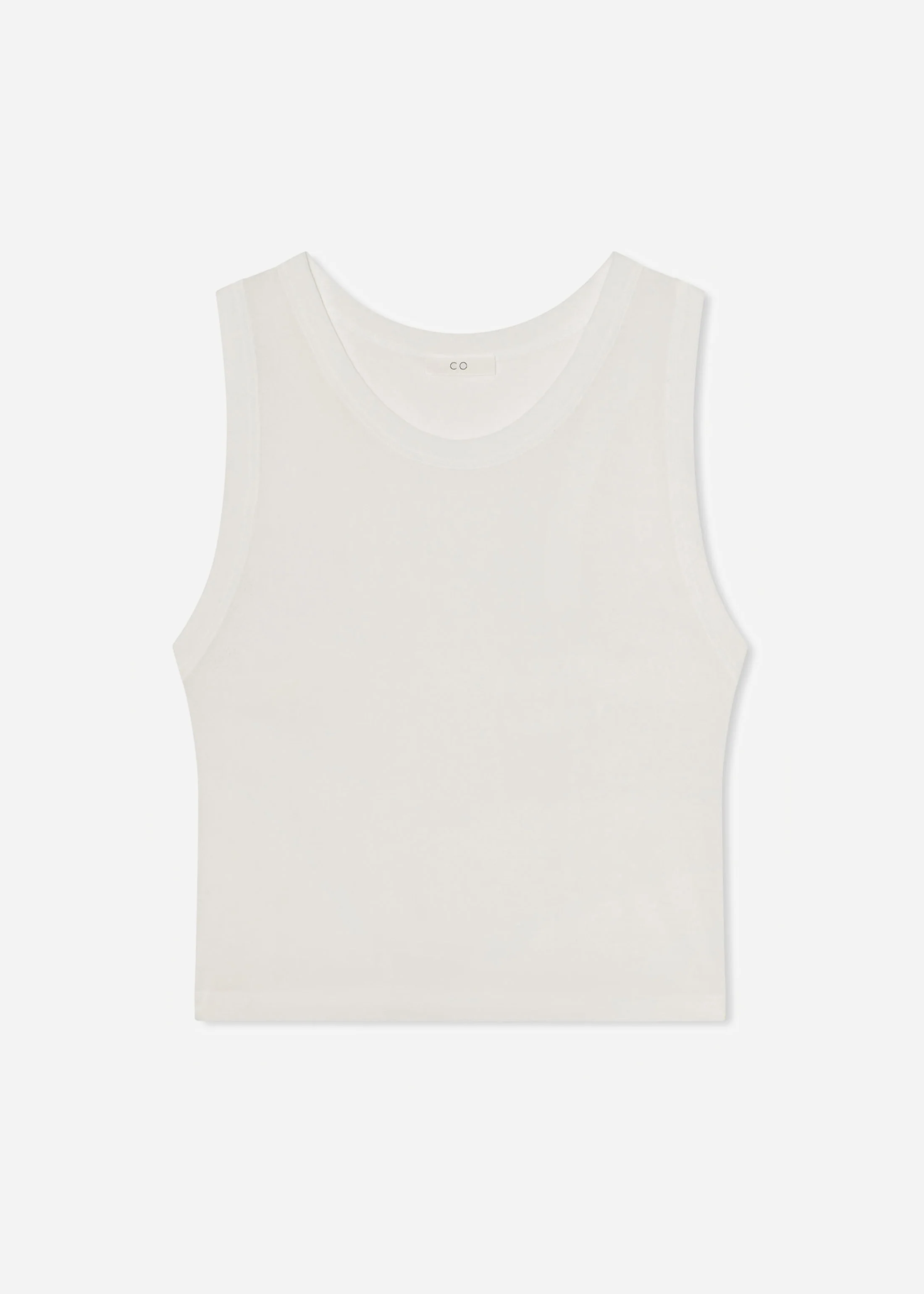 Loose Tank in Slub Jersey - White - Image 4
